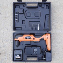 Pro Source 19.2V Battery Powered Right Angle Drill/Driver Kit/Case