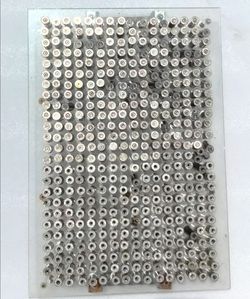 Metal Bullet Shell Casing Peg Board Game