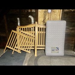 Baby Crib and Mattress