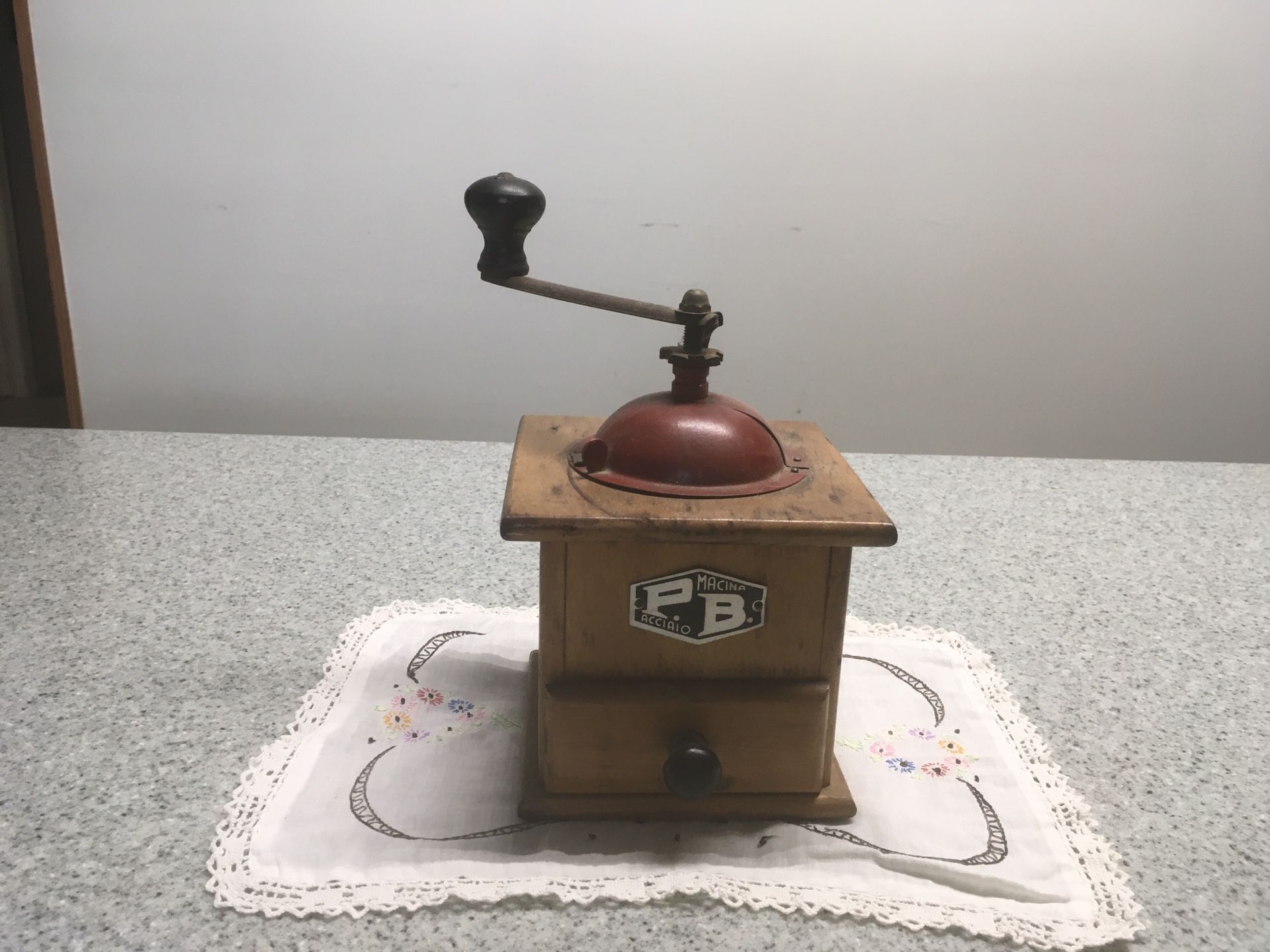 1950s Macina Acciaio coffee grinder