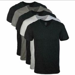 GILDAN men's v-neck undershirts