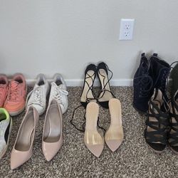 Womens Shoes Various Heels, Sneakers, Boots