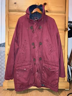 Burgundy Coat Men’s Size Large