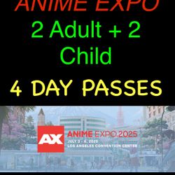 Anime Expo Tickets
