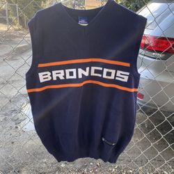 Denvers Broncos,   Reebok Sweater Vest , Size Medium 