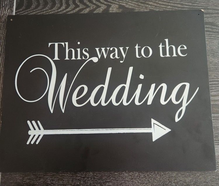 Wedding Sign This Way To The Wedding