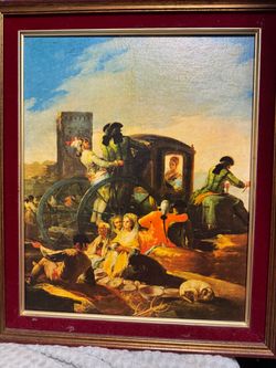 Frame  oil paint