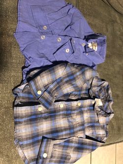 Toddler Boy Long Sleeve Shirts Size 12 Months