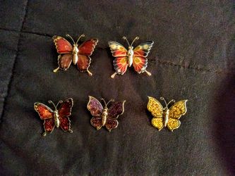 🦋 Beautiful Vintage Butterfly Brooches 🦋