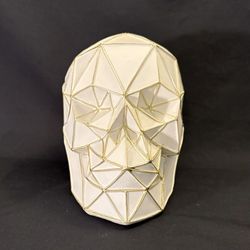 Geometric Skull Decor