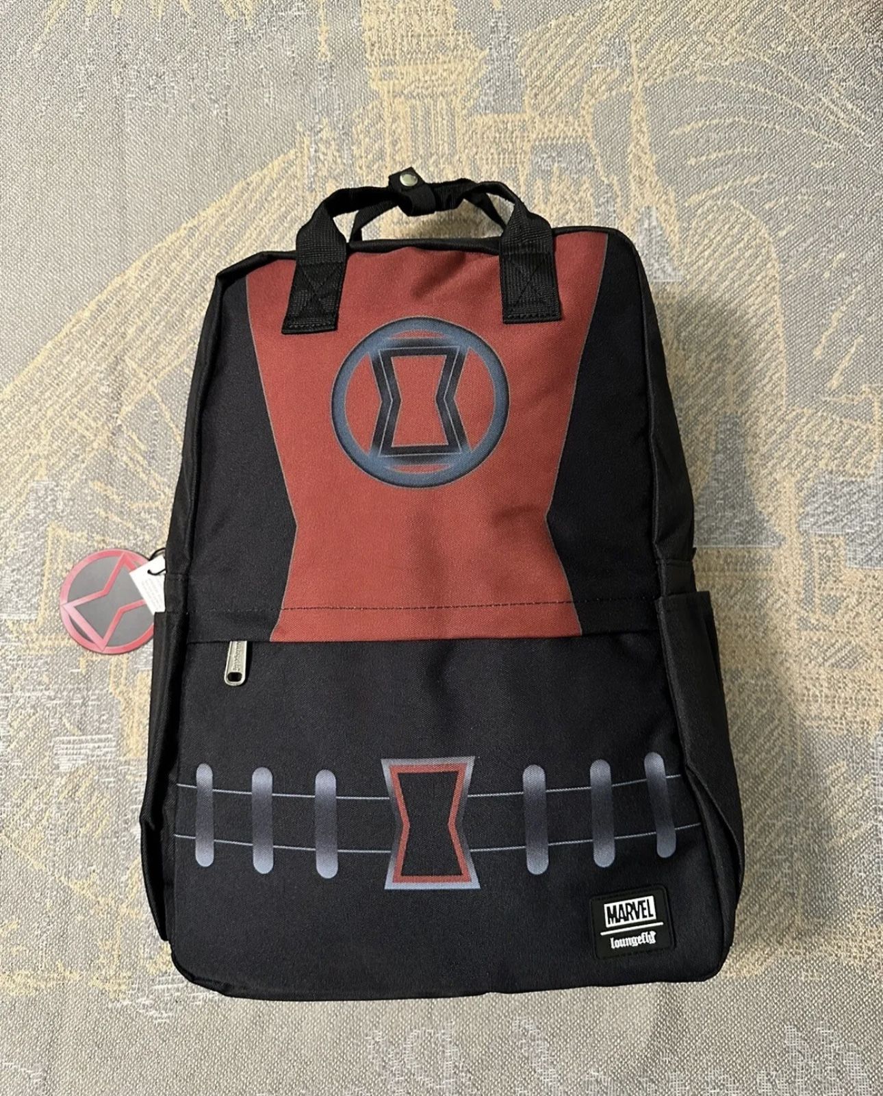 Marvel Avengers Black Widow Cosplay Loungefly Nylon Backpack for