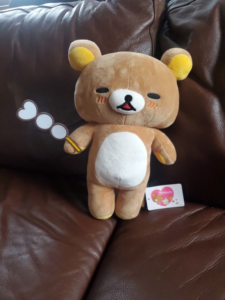 NEW - Rilakkuma Dango Stick 14" Plush With Tag