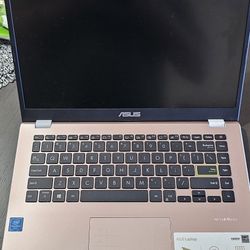 Asus E410 Intel Celeron N4020 4GB 64GB 14-Inch HD LED Win 10 Laptop (Rose Gold)

