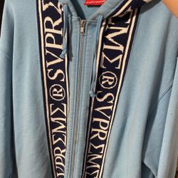 Authentic Zip Up Supreme Hoodie