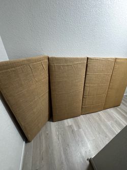 4 Sound Panels Bundle - Music / Sound Proof - Tan