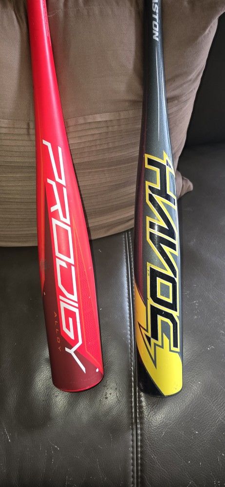Two excellent quality baseball bats