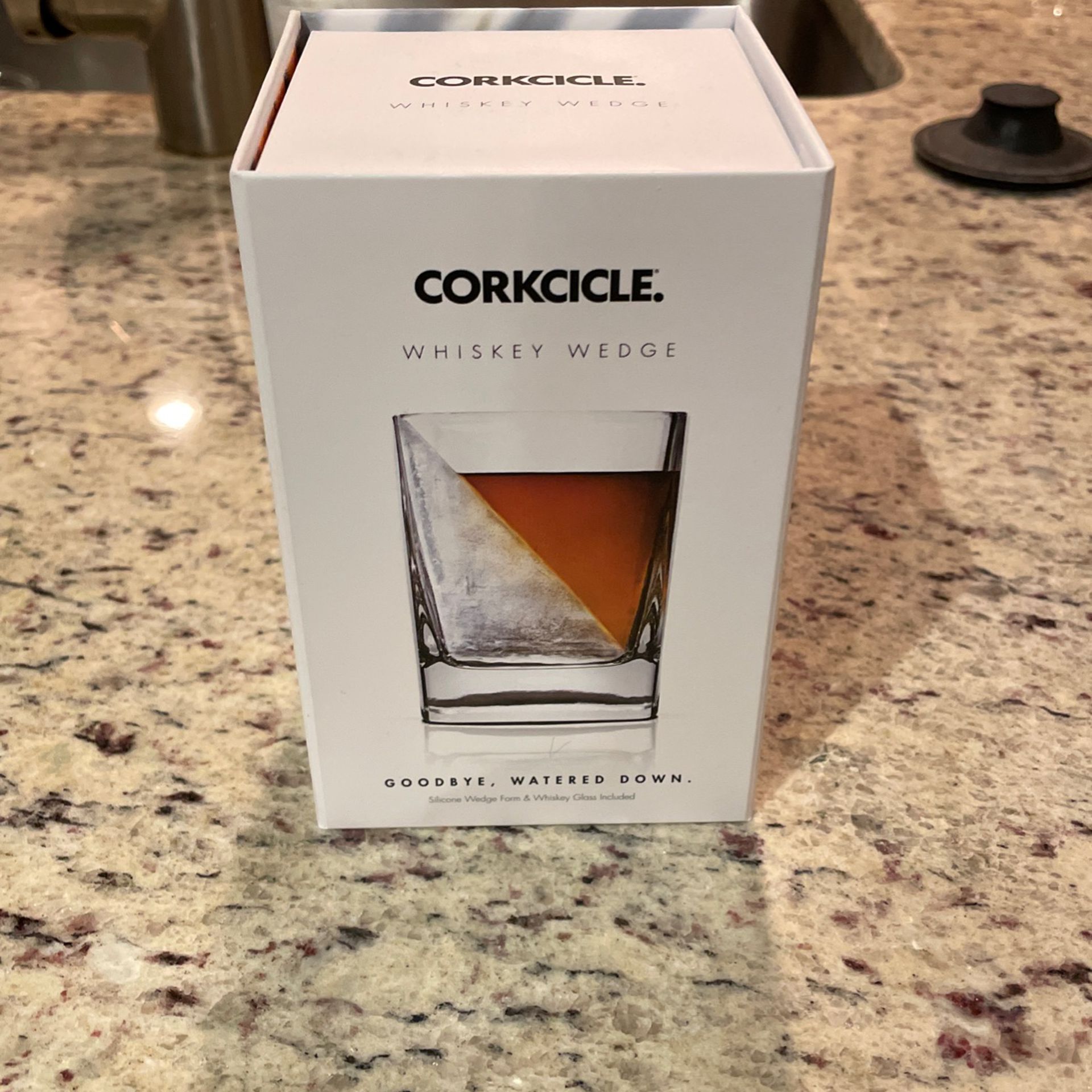 Corkcicle Whiskey Wedge Glass (New Unopened)