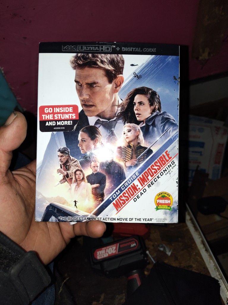 4k Mission impossible Dead Reckoning Part One $19.75