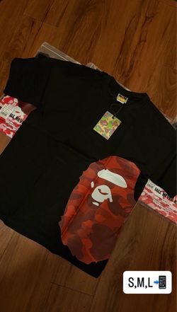 Bape red camo and blue