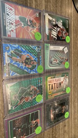 Jayson Tatum Silver Prizm Holo Basketball Cards