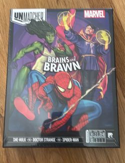 Unmatched Marvel Brains and Brawn Board Game