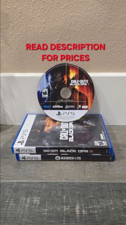 PS5 GAMES, GREAT CONDITION, FIRM PRICE, READ DESCRIPTION FOR DETAILS