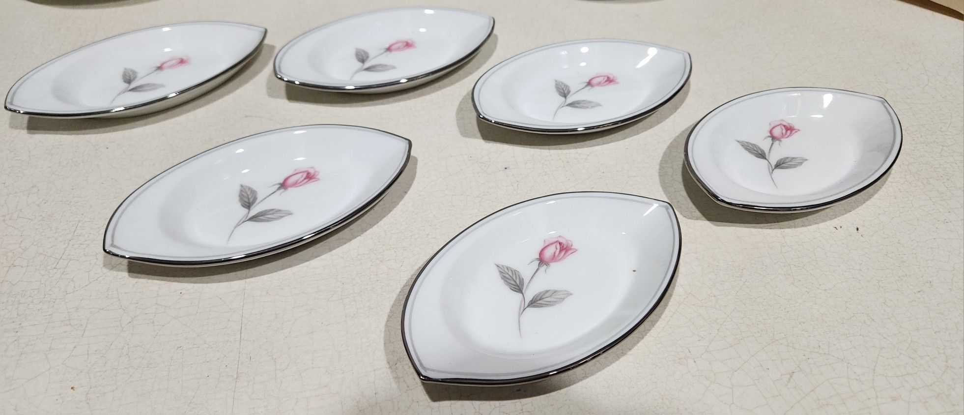 Beautiful NORITAKE Japan Dipping Dish Set Of 6 Rosemarie...