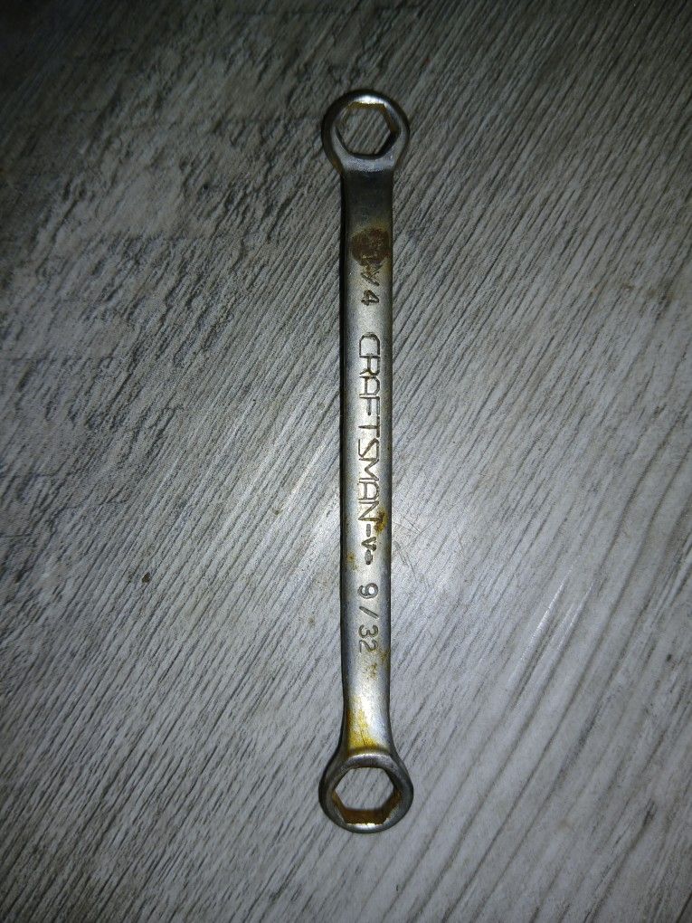 1/4 And 9/32 Wrench, Box End