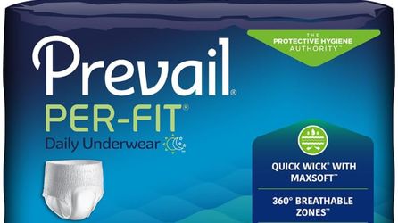 Prevail Per-fit Daily Underwear Size Large