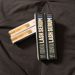 Babe lash serum, and Honest Mascara