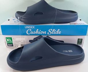 32 Degrees Mens Womens Sandals Tan Slides EVA Cushion Slip-On Unisex Shower - size M