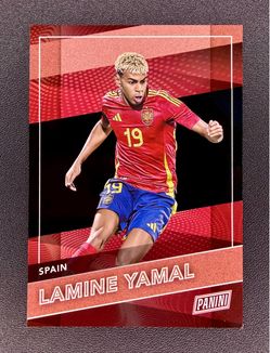 LAMINE YAMAL 2026-27 PANINI THE NATIONAL NSCC SOCCER FOIL HOLO #24 SPAIN