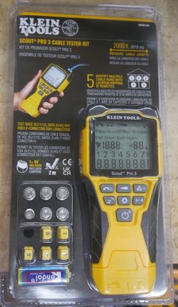 Klein Tools VDV501-851 Scout Pro 3 Tester Starter Kit New . F(contact info removed)4