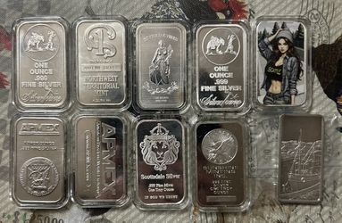 Silver bars .999 For TRADE