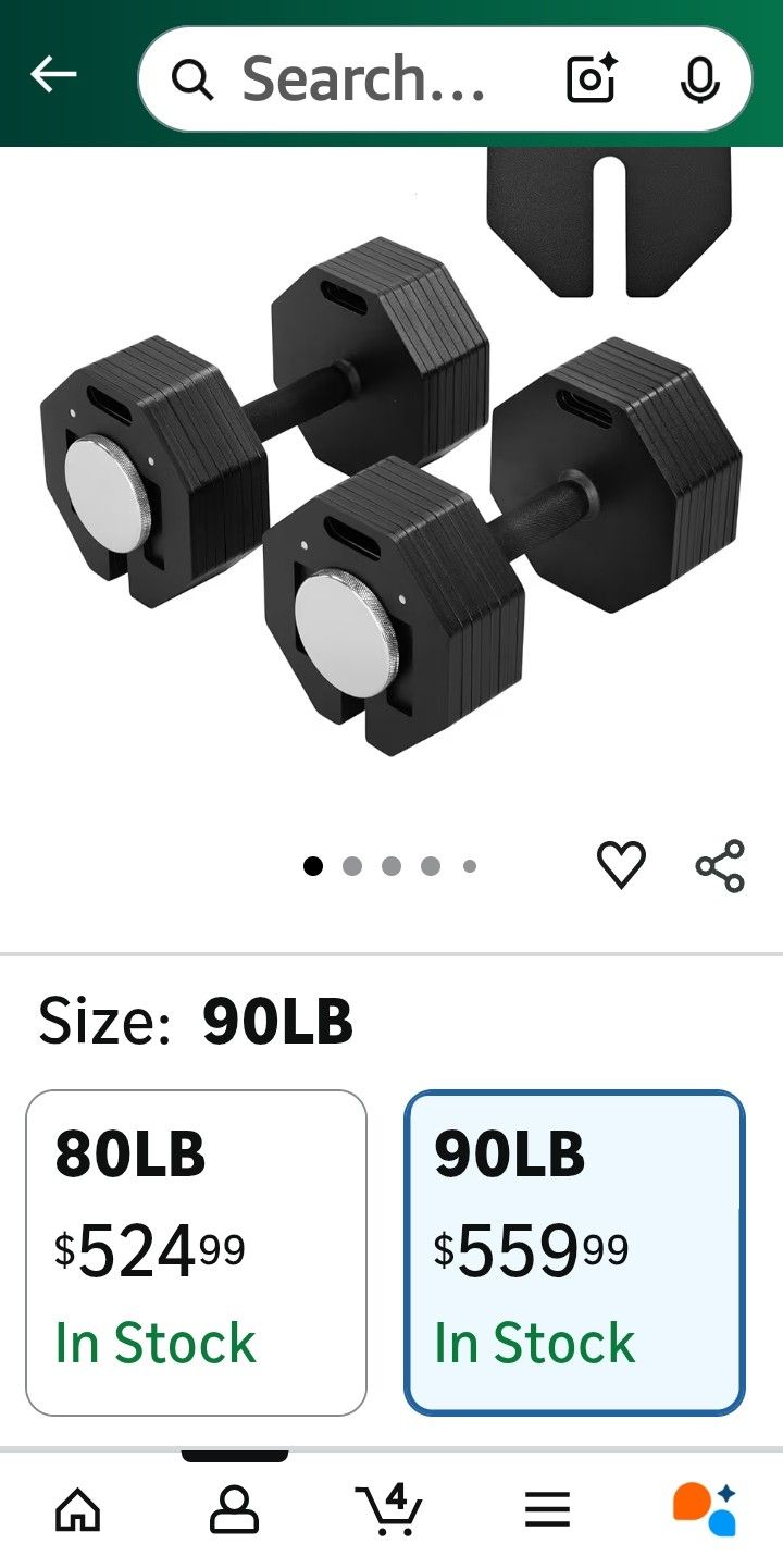 Adjustable Dumbbells 