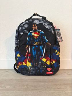 Sprayground Brick Break Superman Backpack