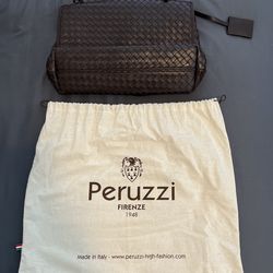 Italy Peruzzi Leather Handbag