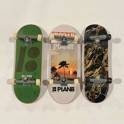 Lot Of 3 Tech Deck 96mm Fingerboards W/Trucks & Wheels