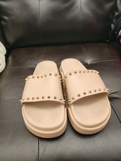 LV Spiked Pool Slides Bundle  (Both Size's EU 43/ US 10) 100% Authentic Guaranteed [No Box Sorry] 