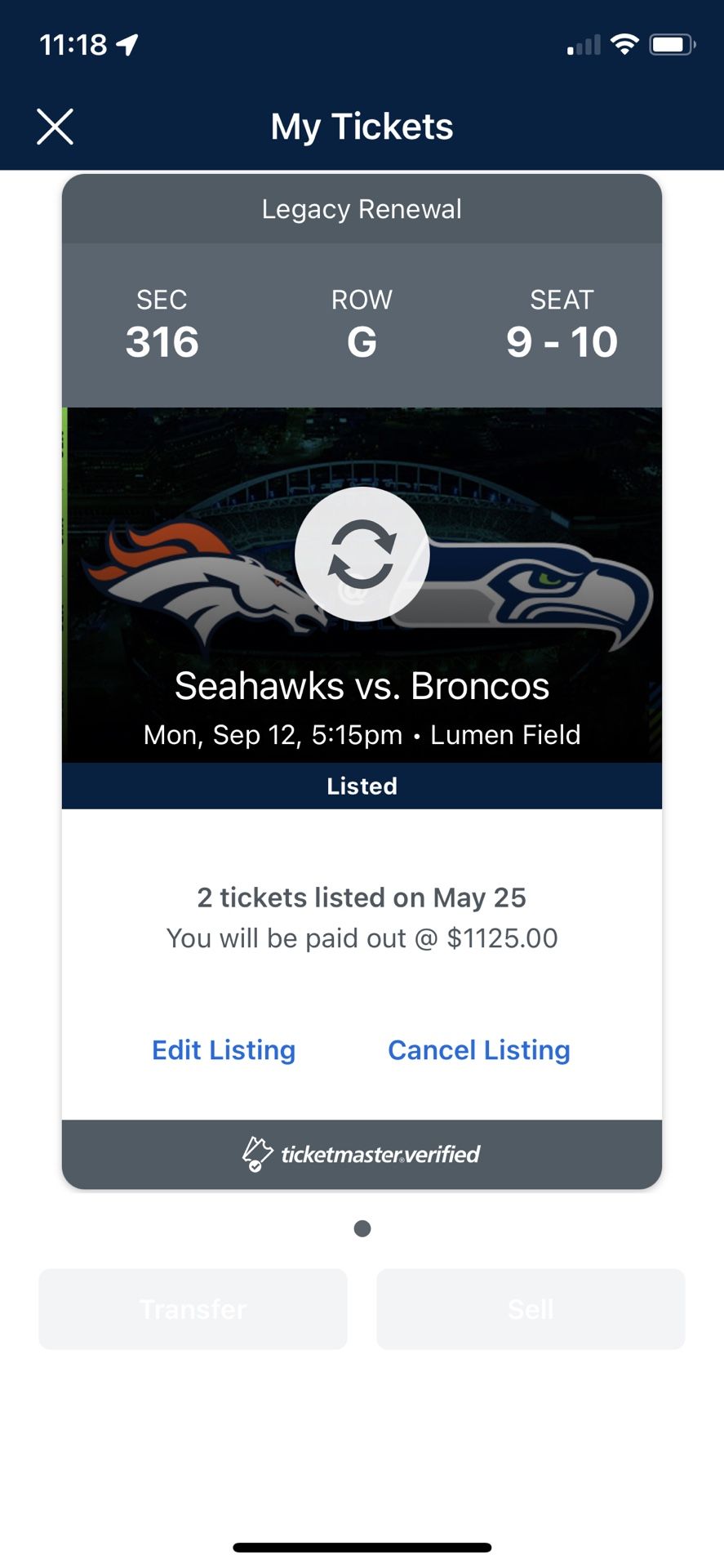 Seahawks vs Broncos Tickets