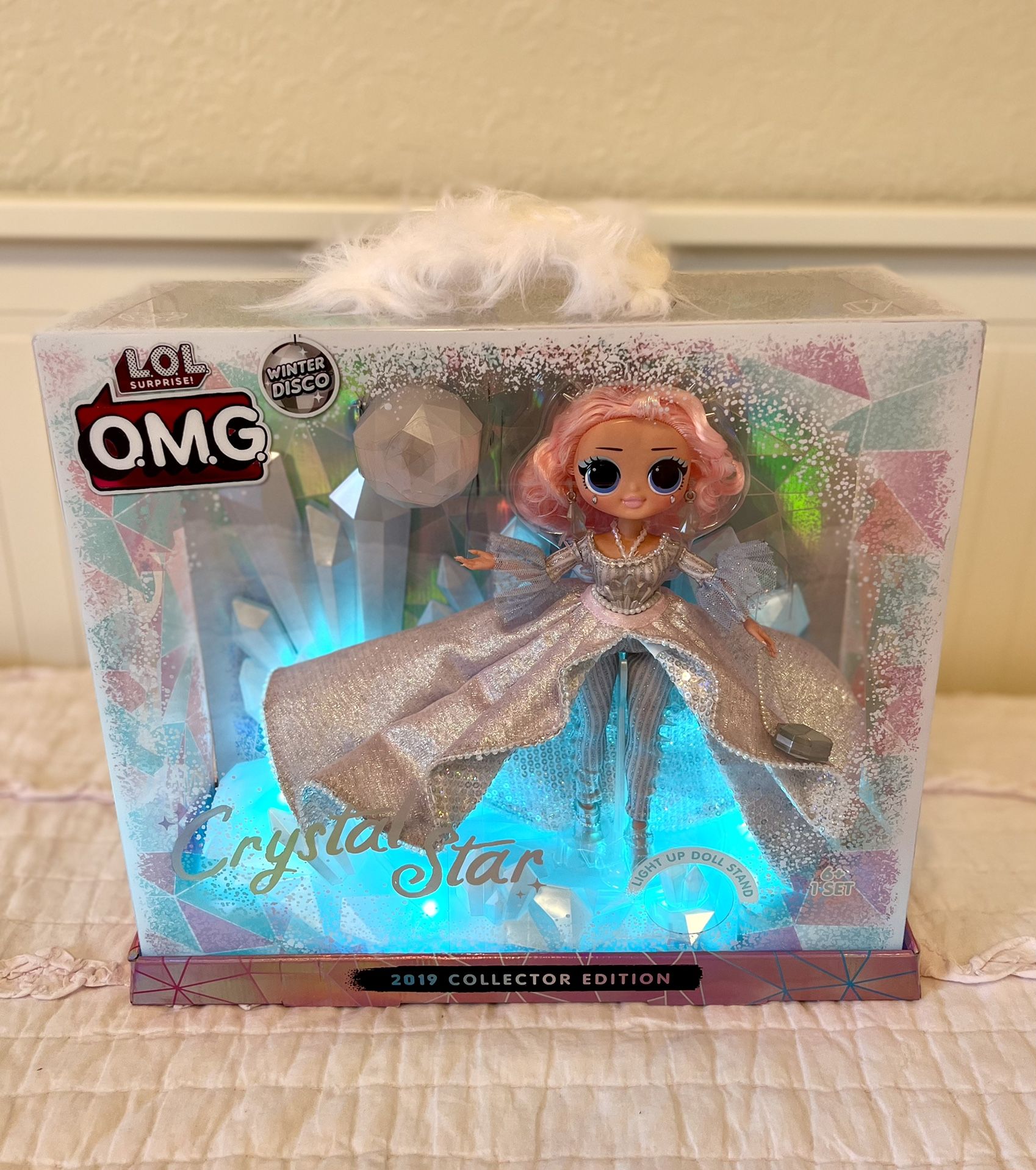 LOL Surprise Winter Disco 2019 OMG Collector Edition Crystal Star Fashion Doll
