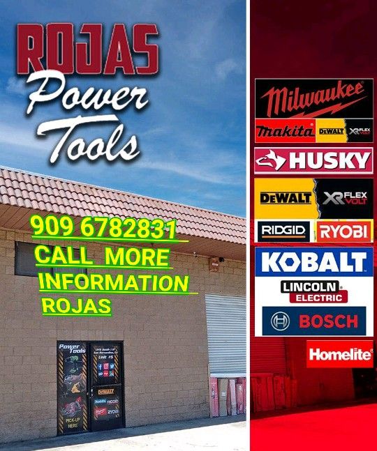 MILWAUKEE RIDGID BOSH DEWALT ECHO HONDA KLEIN DEWALT RYOBY HUSKY HILTI MAKITA