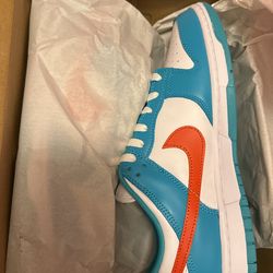 Nike Dunk Low Miami Dolphins Size 9.5 Men’s