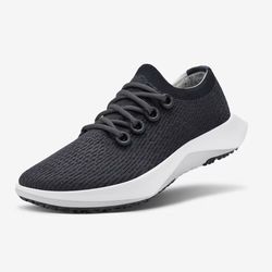 ALLBIRDS Mens Natural Black Blizzard Sole Tree Dasher 2 Lace Up Running Sneakers