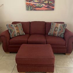 Sofa, Chair And Ottoman