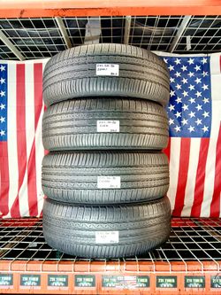 🇺🇸 4 USED TIRES 245/50R20 FALKEN ZIEX ZE001 A/S SUV TOURING ALL-SEASON 245 50 20