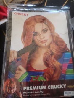 Premium Chucky wig with hairpin