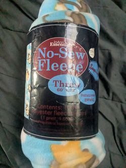 No sew fleece blanket