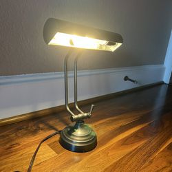 Metal Bronze Desk Office Lamp