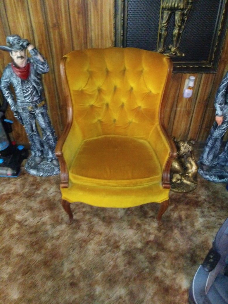 Vintage High Back Chair